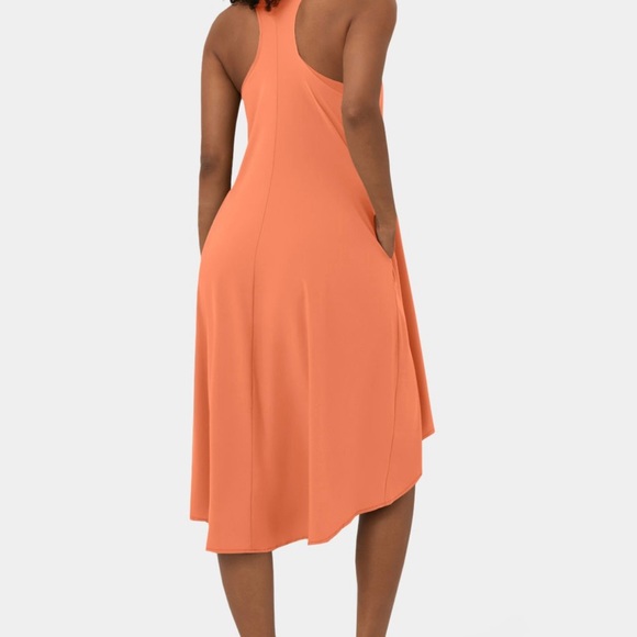 Halara Breezeful Racerback Flowy High Low Midi Casual Dress Large - Picture 2 of 6